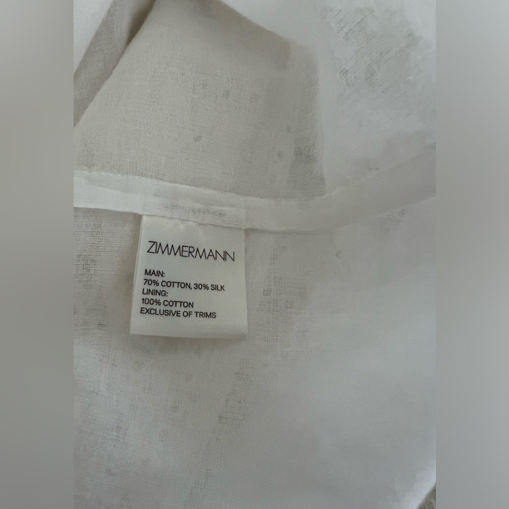 Zimmermann Cream Eyelet Dress - Picture 12 of 13